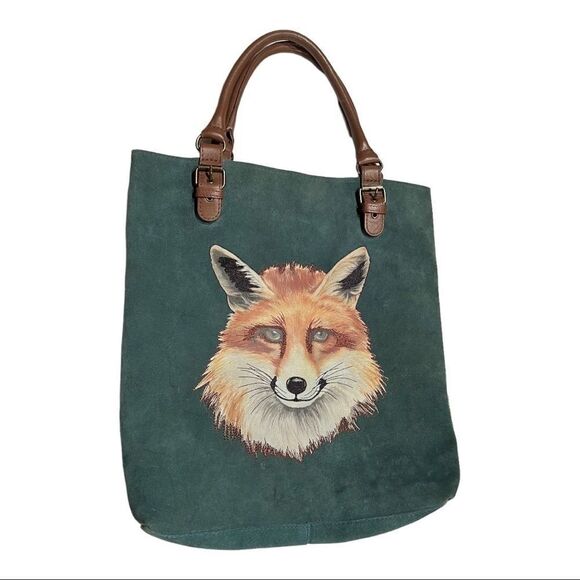Anthropologie Garden Guest Tote Fox Miss Albright bag - Picture 1 of 13